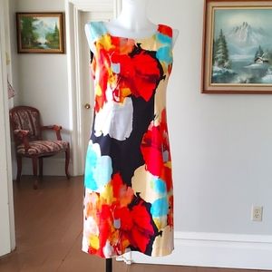 Elegant Floral-Art Dress